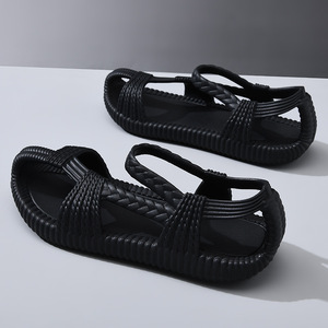Sandalias de verano para hombre, estilo étnico retro, antideslizantes, ligeras, transpirables, para playa, sandalias para mujer - Product Image 1