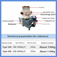 Presse à granulés de bois pour combustion de biomasse avec moteur et engin de 37 kW, production de 200-1200 kg/h, à vendre