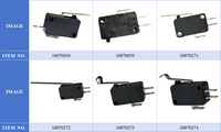 Micro interrupteur de fin de course 16A 125V/250VAC remplacement 1NO 1NC Micro commutateurs de contact