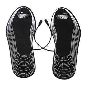 Semelles chauffantes auto-rechargeables pour chaussures, Eva, 40 V 3.7V, confortables, déjeuner