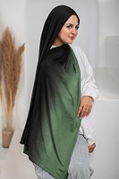 2025 Sharut Premium Opaque Gradient Shadow Hijab Écharpe Châle Modal Jersey Ombre Respirant Quatre Saisons Quotidien Porter Écharpe