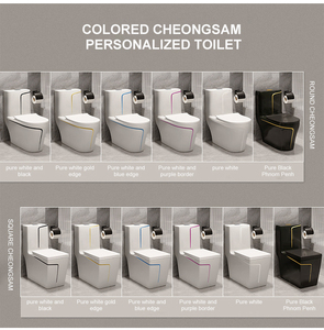 Inodoro <span class=keywords><strong>de</strong></span> Cerámica <span class=keywords><strong>de</strong></span> una Pieza, Color Mármol, Línea White Gold <span class=keywords><strong>de</strong></span> Hotel, para Baño - Product Image 5