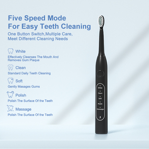 <span class=keywords><strong>Brosse</strong></span> <span class=keywords><strong>à</strong></span> dents électrique très économique, étanche IPX7, 5 modes, pour adultes, avec étui de voyage - Product Image 4