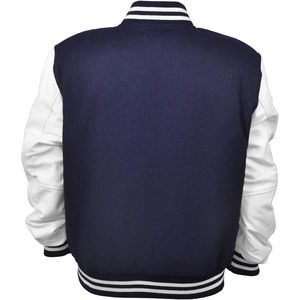 FOXA Men's Varsity <b>Jacket</b> Wool Blend Letterman <b>Jacket</b> Preppy Style Autumn Wear XS-5XL - Product Image 4