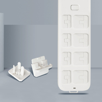 PRODIGY OL008 Cubiertas de Seguridad para Enchufes de Bebé, Plástico ABS, Protector de Enchufes de 3 Clavijas, Asa de Tracción Oculta, para Uso Doméstico, Hecho en Guangdong