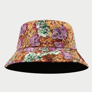 Bohemian New Print Bucket <b>Hat</b> Diamond Double Sided Fisherman <b>Hat</b> Reversible - Product Image 6