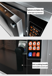 เตาอบหมุนเวียนอากาศ4ชั้นสำหรับอุตสาหกรรมเตาอบร้อนและอบแห้งแบบสม่ำเสมอ4ชั้น - Product Image 6