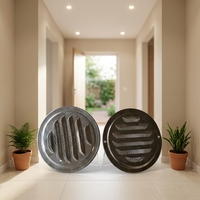 Hotte de ventilation en acier inoxydable brillant de 160 mm pour sécheuse