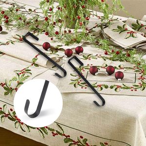 Black White Metal Single Hooks <strong>Wreath</strong> <strong>Hanger</strong> <strong>for</strong> <strong>Front</strong> <strong>Door</strong> <strong>Door</strong> Hanging Hooks Decorations - Product Image 6