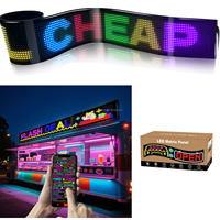 Écran ultra-long Ipxel Couleur 1.92x0.28m Signalisation de contrôle APP Panneaux matriciels LED IP65 Affichage LED extérieur pour la publicité
