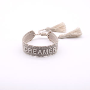 Braccialetti di corda intrecciati con lettere d'amore personalizzabili personalizzabili per braccialetti promozionali con Design unico - Product Image 5