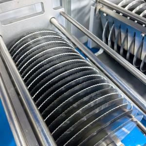 Nieuwe RuiCheng Commerciële Versvlees Kebab Visblokjes Snijmachine Rundvleesstrookjes Splitsende Vlees Snijder 304 RVS 1.5KW - Product Image 4