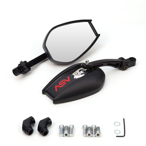 Espejo Retrovisor Ovalado Ampliado <span class=keywords><strong>ASV</strong></span> Reflector AOS4 para Motocicleta Eléctrica, con Aleación de Aluminio ABS para Niu Yadea Ninebot Long Rod - Product Image 5