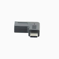 Tout nouveau type-c mâle vers Micro 5P femelle coude adaptateur sortie cc pour téléphone portable Android/tablette/ordinateur portable charge de données
