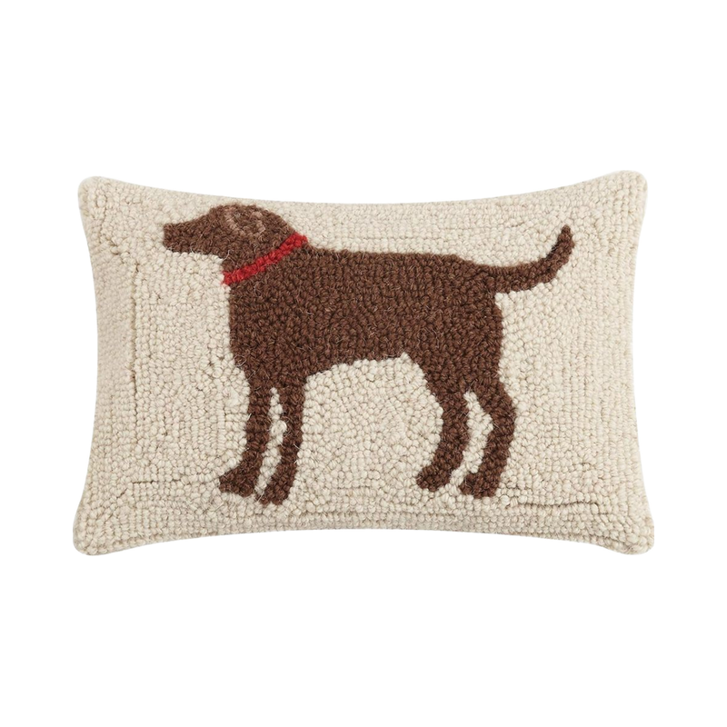Custom Needlepoint Pillow with Letter Pattern