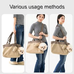 Transportín para Mascotas Mocha, Estilo Urbano, Cuadrado, Transpirable, de Tela Oxford, Gran Capacidad, Resistente a Manchas y Abrasiones, para Perros Pequeños y Gatos - Product Image 6