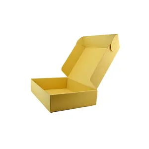 Gratis Desain Murah Kotak Pengiriman Bergelombang Kotak Kertas Dicetak Penuh Kotak Pos untuk Pakaian Berlangganan Bulanan