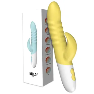 G 스팟 토끼 딜도 진동기 오르가즘 성인 장난감 USB 충전 여성을위한 강력한 자위 섹스 토이 방수 성인 섹스 제품
