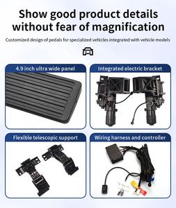 Accesorios exteriores <span class=keywords><strong>4X4</strong></span>, estribo eléctrico de aluminio negro para Honda <span class=keywords><strong>CRV</strong></span> 2012 + paso lateral eléctrico - Product Image 6