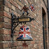 Nuevas Campanillas de Puerta con Diseño de Águila Metálica Pintada en 3D, Estilo Rock y Punk, Decoración Moderna para el Hogar