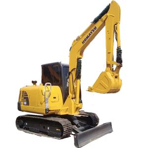 Pelleteuse sur chenilles Komatsu PC56 Petite pelleteuse multifonctionnelle de haute qualité PC56-7 mini pelleteuse d'occasion à vendre à faible coût - Product Image 1