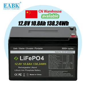 ไฟพลังงานแสงอาทิตย์ไฟฉุกเฉินระบบรักษาความปลอดภัยแบตเตอรี่ Lifepo4 10.8Ah 12.8V แบบพกพา3000รอบอายุการใช้งานยาวนาน18650แบตเตอรี่ - Product Image 1