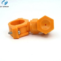 Collier de serrage pour tuyau en plastique 1 "3/4" à connexion rapide Pince à oeillet simple pour cône creux Buse de traitement de surface pour le refroidissement