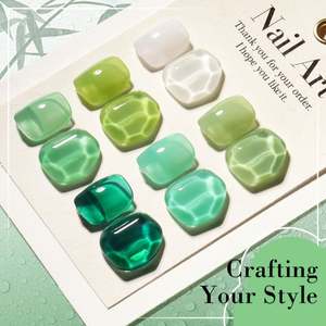 2025 Nueva Primavera Verano esmalte de uñas Popular verde 6 colores Nail Art Polish Gel virola traje extraíble fototerapia 8ml - Product Image 6