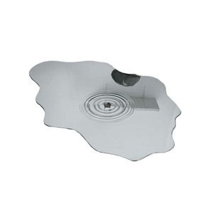 Sculpture d'eau ondulée en acier inoxydable Jiahua, décoration artistique abstraite irrégulière pour l'extérieur, montage au sol, faite à la main - Product Image 4