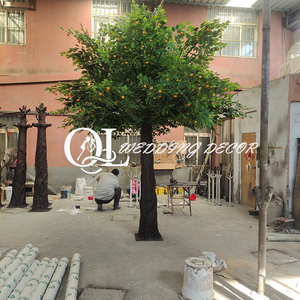 Lớn 12ft 13ft ngoài trời nhân tạo cây đa cây hoa khổng lồ liễu Wisteria cây sân nhà trang trí đám cưới - Product Image 2