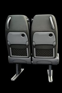 Asiento Doble Universal para Autobús con Respaldo Reclinable, Mesa Plegable para Comer y Cinturón de Seguridad - Product Image 3
