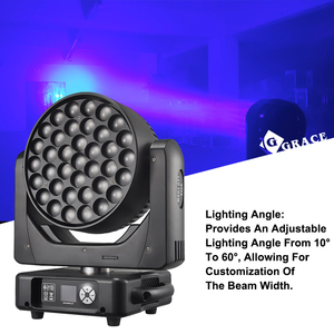 Grace Đèn Sân Khấu LED Chùm Tia Phóng To 4 Trong 1 37x15W - Product Image 6