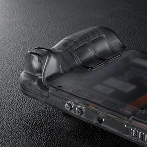 EXtremeRate Coque de remplacement transparente noire personnalisée pour Steam Deck LCD - Product Image 4