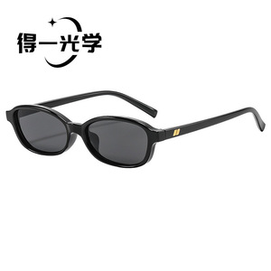 <b>Sunglasses</b> Black PC Frame UV400 Protection Unisex - Product Image 1
