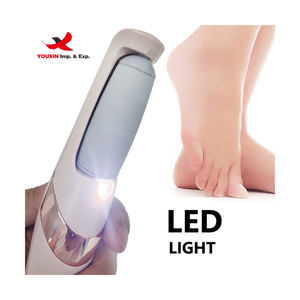 Lime à pieds électrique FENGFLY avec long manche, éliminateur de peaux mortes et de callosités, rechargeable par USB, outil de pédicure mat - Product Image 6