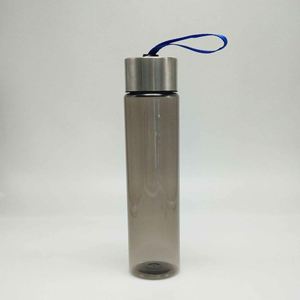 <b>Plastic</b> Water Bottle 500ml Screw-On Cap With Strap Bpa Free Minimalist Design For Outdoor Travel Unisex TA-4093 - Product Image 5