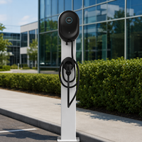 Solution de recharge intelligente pour la maison, borne de recharge murale pour véhicules électriques 7kW 11kW 22kW 3 phases Type 2 AC avec contrôle par application mobile