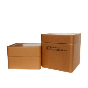 Tambor de Transporte de Fibra Marrón de 10 Galones con Tapa Abierta, Aprobado por la ONU, Hecho de Siete Capas de Papel Kraft, CH - Product Image 2