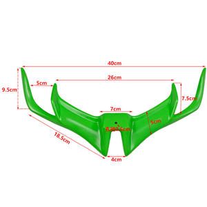 R15V3 2017-2021 motosikletler vücut sistemleri modifikasyonu için ABS sabit kanat modifikasyonu kuş gaga giriş kanat aksesuarı - Product Image 6