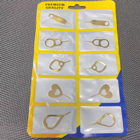 Alat Pengambilan Kartu SIM Universal untuk Aksesori Ponsel Apple dan Android, Jarum Pengambilan Kartu
