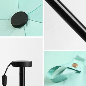 Parapluie compact ultra-léger pliable en trois parties LM-H Mini pour les voyages - Product Image 4