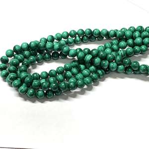 Perles en pierre naturelle 8 mm, malachite, pierres précieuses rondes, perles en vrac, pierre énergétique, pouvoir de guérison pour la fabrication de bijoux DIY - Product Image 6