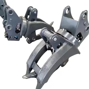 grab saw grapples log cutting machine forest grapple chainsaw for hydraulic excavator gripper for excavator grass wood grappling