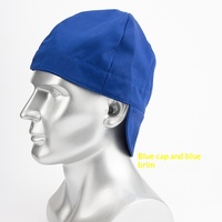 Casquette de soudeur personnalisable en couleur et logo, ignifuge, pour la protection de la tête, accessoires en sergé de coton