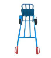 Chariot à main robuste à 2 roues, capacité de charge de 200 kg, adapté pour monter les escaliers ou les entrepôts
