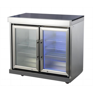 Cuisine extérieure modulaire en acier inoxydable avec barbecue électrique, design préfabriqué - Product Image 6