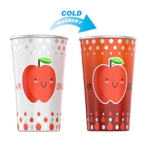 Personnalité Aluminium Métal Empilable Boisson 16Oz Changement de Couleur Pint Cup Bière Tumbler Tasse Avec Logo Personnalisé - Product Image 4