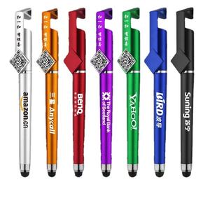 Stylo à bille multifonctionnel avec <span class=keywords><strong>code</strong></span> QR promotionnel Zeamor avec support pour téléphone Android universel - Product Image 1