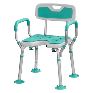 Chaise de douche Jilejia en alliage d'aluminium avec ventouse de 10 cm, tabouret de bain antidérapant pour personnes âgées, handicapées, enceintes - Product Image 4