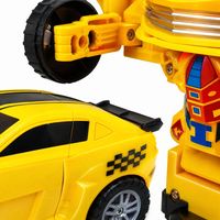 Coche Robot Deformable Seguro, Duradero y Ecológico con Sistema de Autodeformación, Coche de Carreras Educativo STEM para Niños